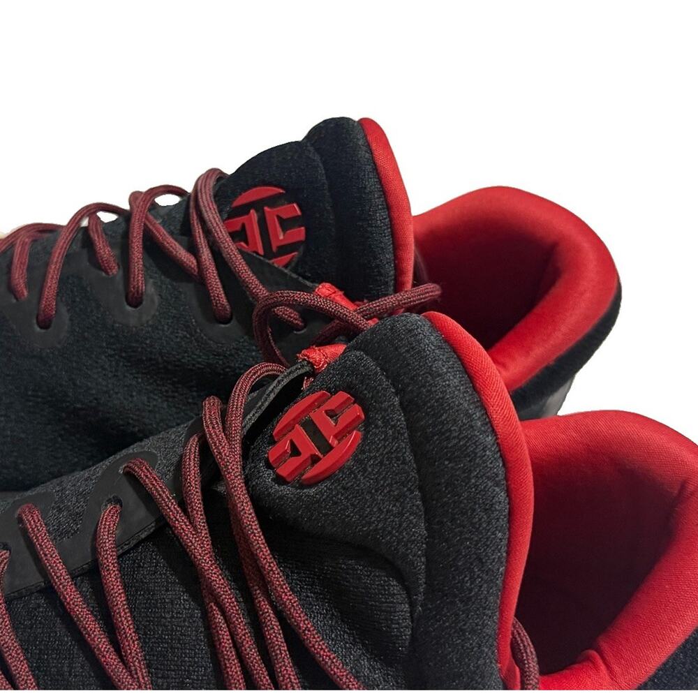 Rare Adidas Harden Vol. 1 Pioneer 2016 Sz 8 Black Red White Sneakers Box BW0456 - Picture 5 of 15